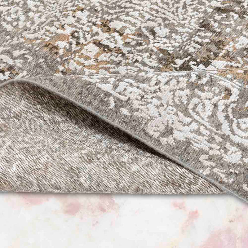 Rani-V Hand Knotted Woollen and Viscose Rug