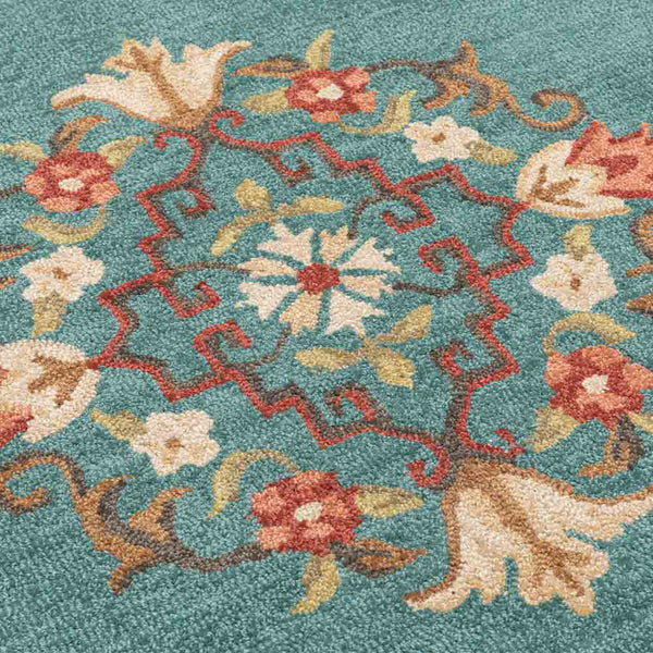 Abuson Hand Tufted Woollen Round Rug
