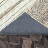 Moroccan Striped Hand Tufted Woollen Rug