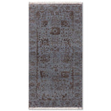 Kebi Hand Knotted Woollen And Viscose Rug