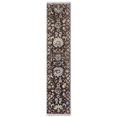 Damir Hand Knotted Woollen And Viscose Runner