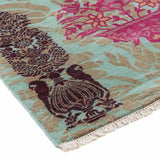 Runner Hand Knotted Woollen and Silk Rug By Anita Dalmia