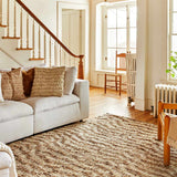 Feathers Hand Woven Woollen Plush Rug