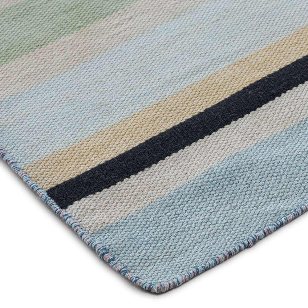 Stripe Hand Woven Jute Dhurrie