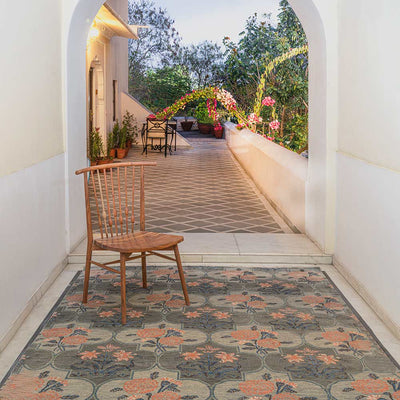 Gulmohar Hand Knotted Woollen Rug