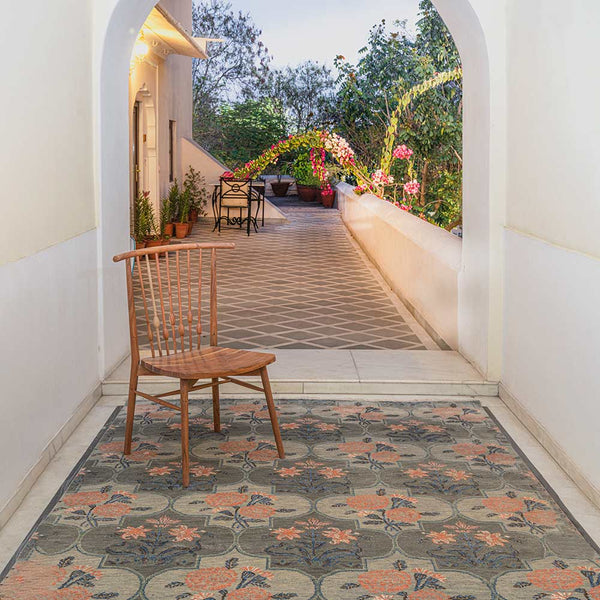 Gulmohar Hand Knotted Woollen Rug
