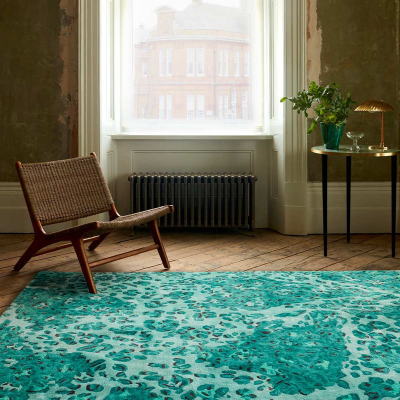 Leopard Love-N Hand Tufted Woollen and Viscose Rug By Matthew Williamson