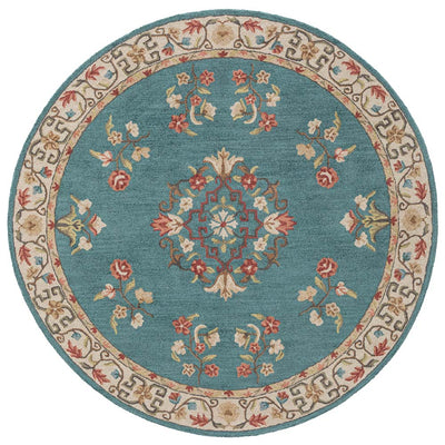 Abuson Hand Tufted Woollen Round Rug