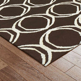 Perfect Geo Hand Woven  Woollen Dhurrie