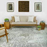 Chanderi Hand Knotted Woollen and Silk Rug By Abraham & Thakore