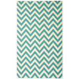 Zig Zag Hand Woven  Woollen Dhurrie