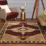 Medallion Hand Tufted Woollen Rug