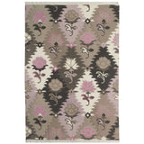 Floral Kilim Printed Hand Tufted Cotton Rug