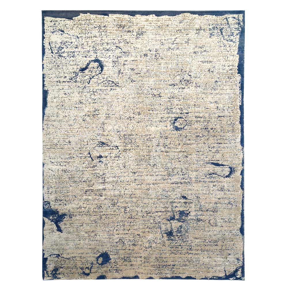 Charmi Kaghaz Hand Knotted Woollen and Silk Rug