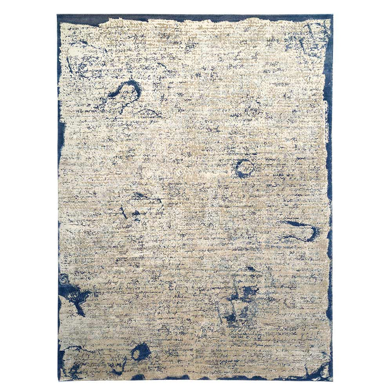 Charmi Kaghaz Hand Knotted Woollen and Silk Rug