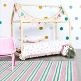 Fairy Floss Hand Tufted Pink Woollen Rug