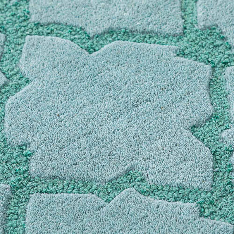 Pop Trelis Hand Tufted Woollen and Viscose Rug