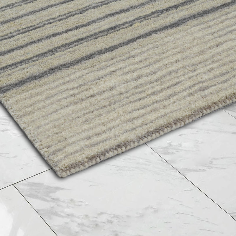 Norton Stripe Shine Hand Tufted Woollen Rug