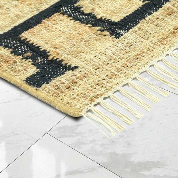 Hayes Hand Woven Jute and Cotton Dhurrie