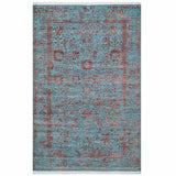 Botanicab Hand Knotted Woollen and Viscose Rug