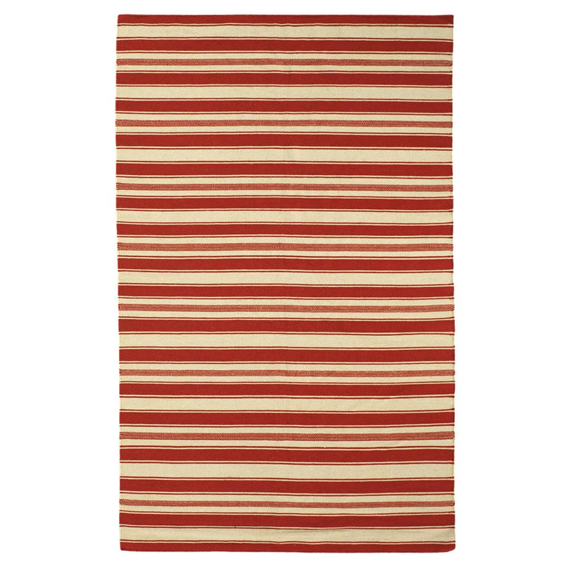 Vintage Stripe Hand Woven Woollen Dhurrie