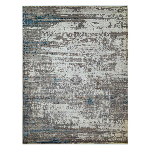 Tarimm Hand Knotted Woollen and Viscose Rug