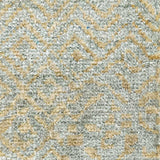Etched Diamonnd Hand Knotted Woollen and Viscose Rug